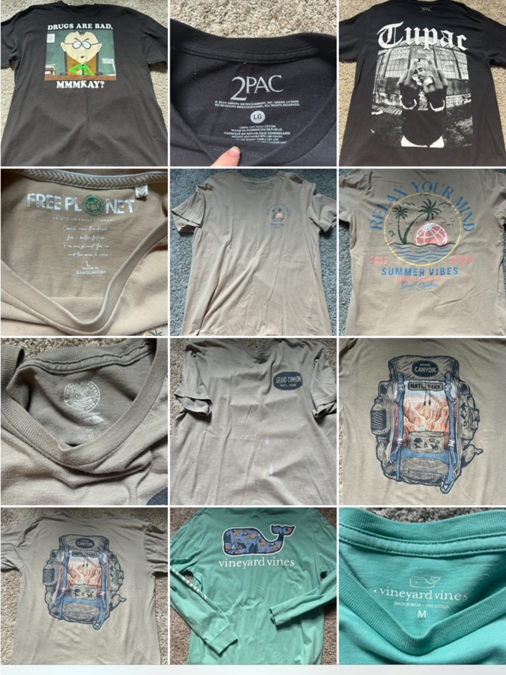 men’s graphic tees bundle